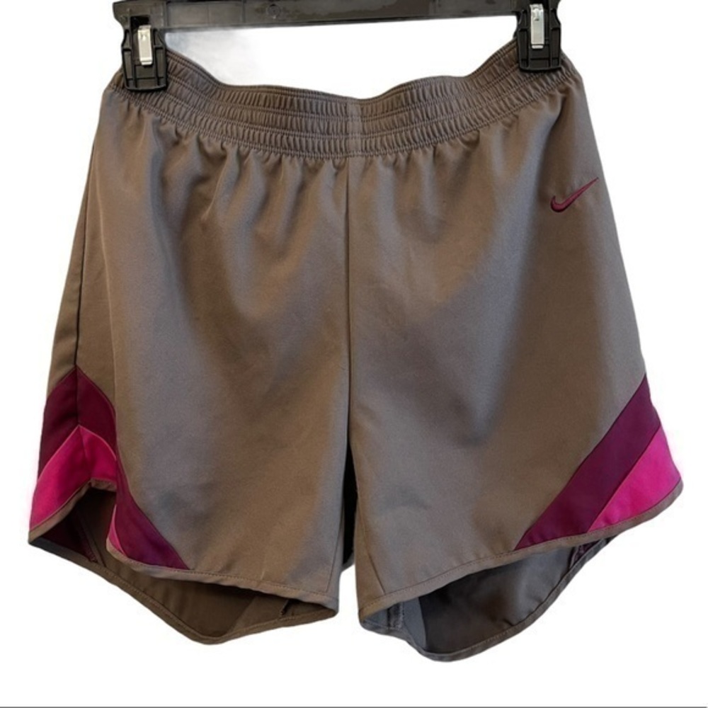 Nike Dri-Fit Olive + Purple Shorts